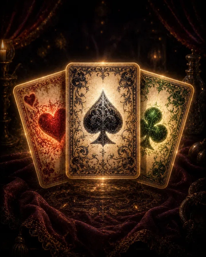 Playing Cards Cartomancy Widget — widget cover